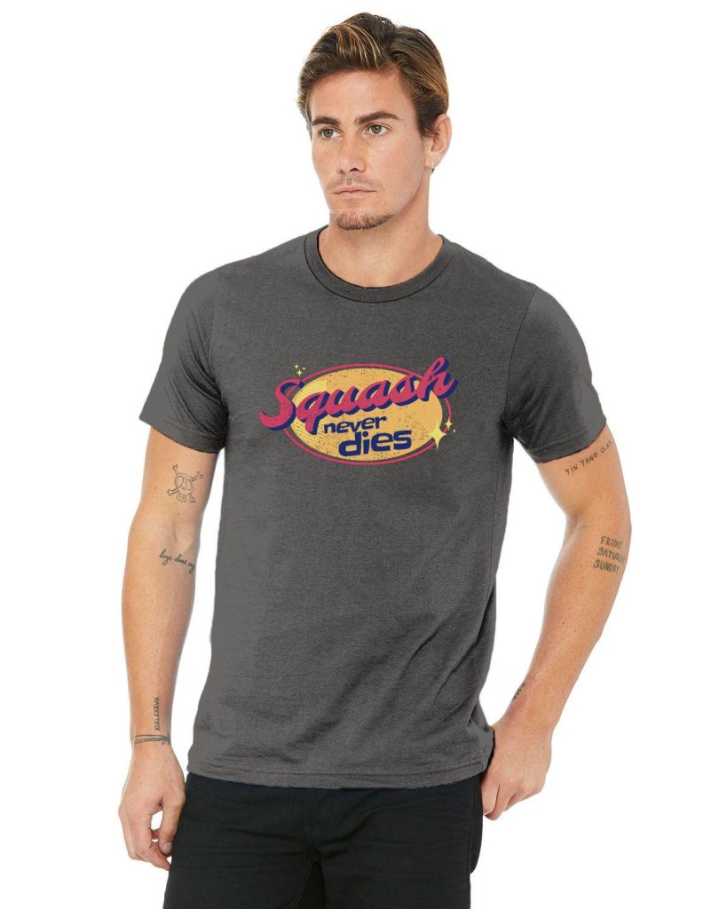 Squash Never Dies Retro Unisex Jersey T-Shirt