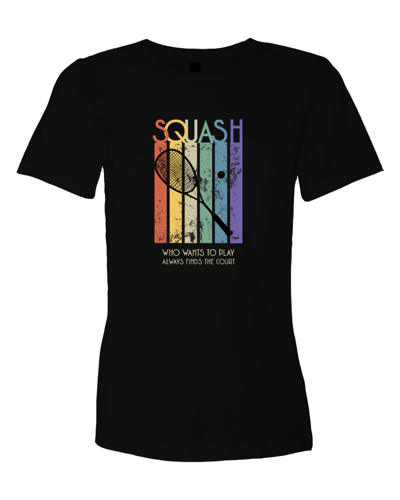 Retro Squash Rainbow Women’s Lightweight T-Shirt