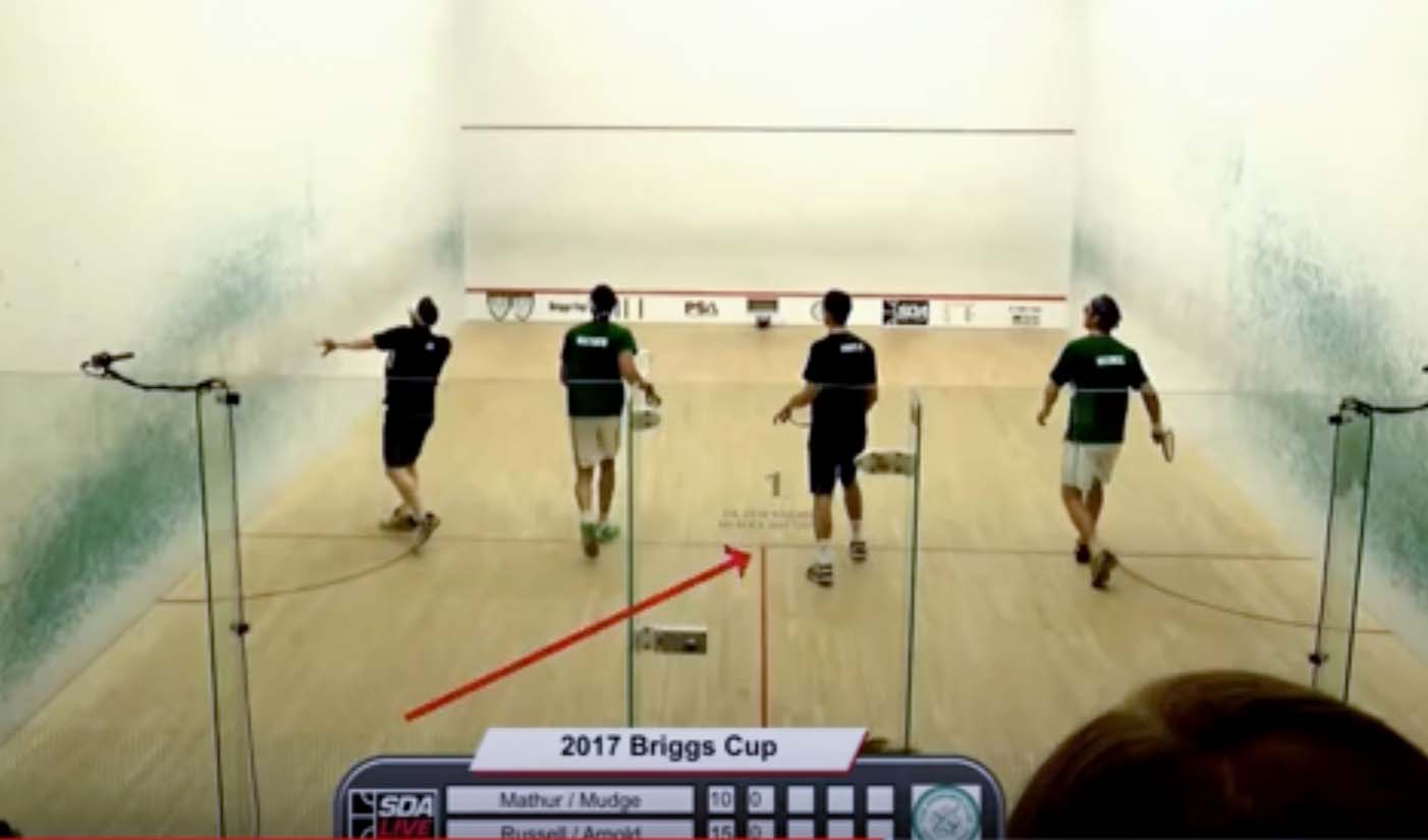 Hardball Doubles Squash Positioning