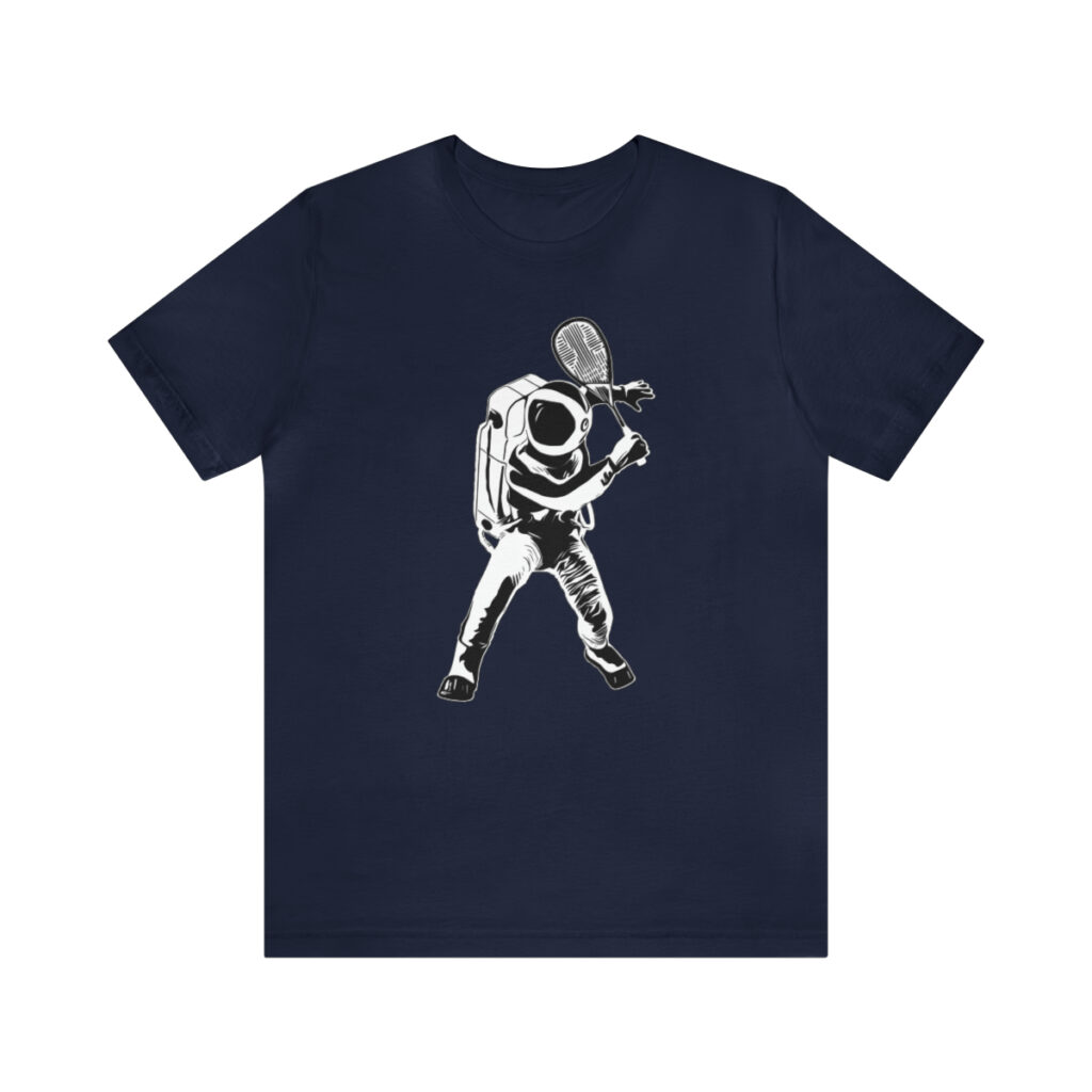 Astronaut (Right handed) Unisex Jersey Short Sleeve Tee