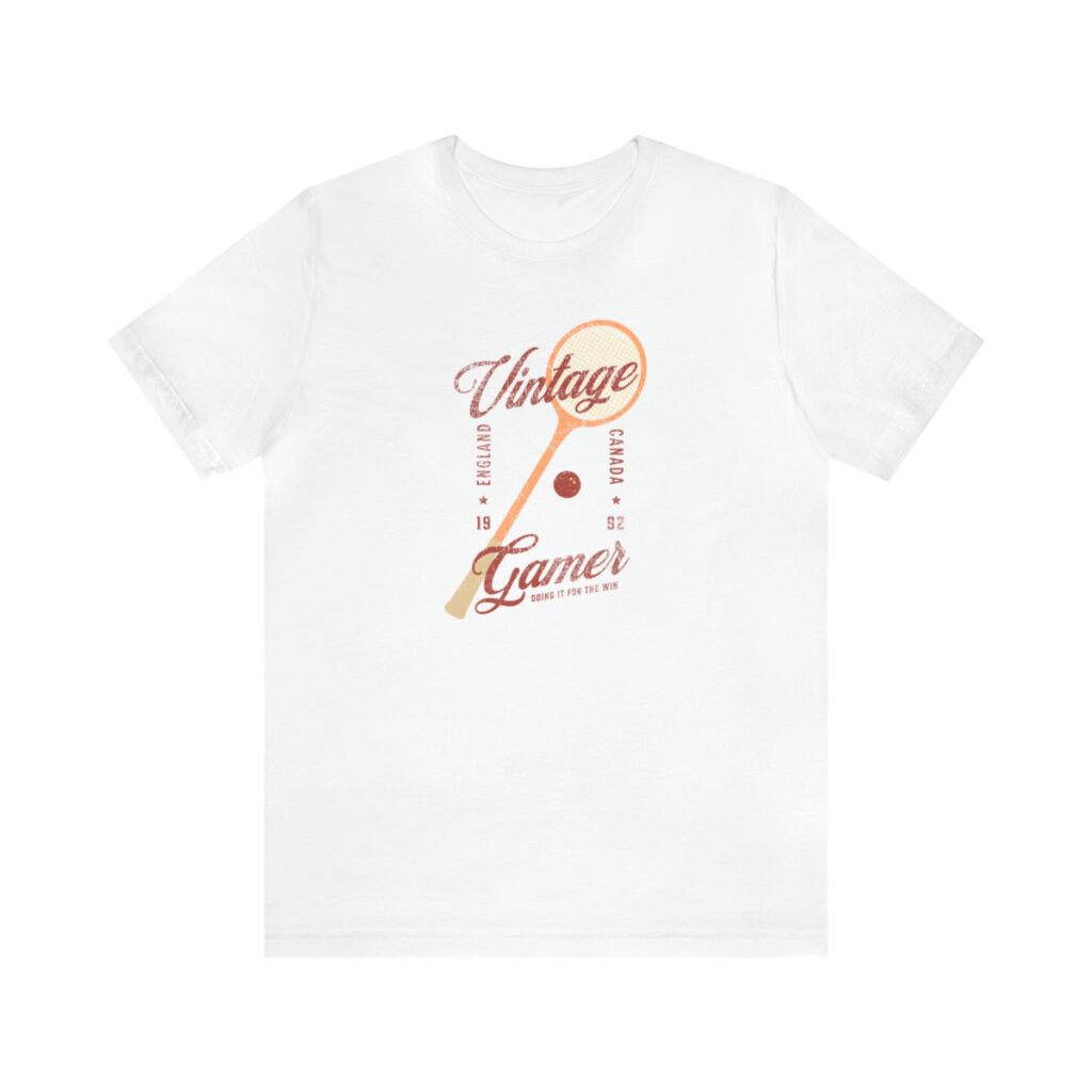 "Vintage Gamer" Unisex Jersey Short Sleeve Tee