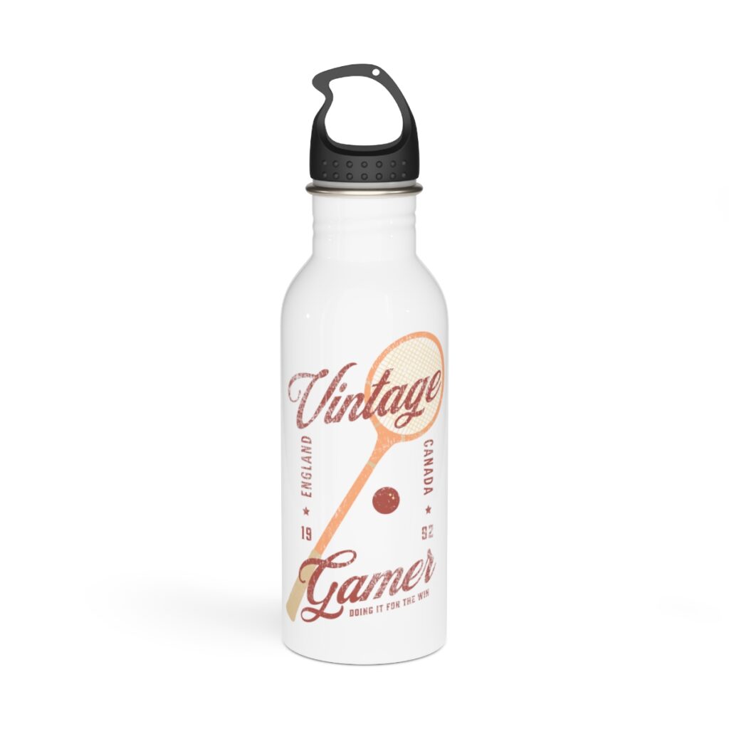Vintage Gamer Stainless Steel Water Bottle